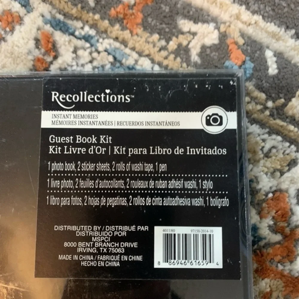Guest Book - Instant Memories‎ - Kit - Party Black NEW